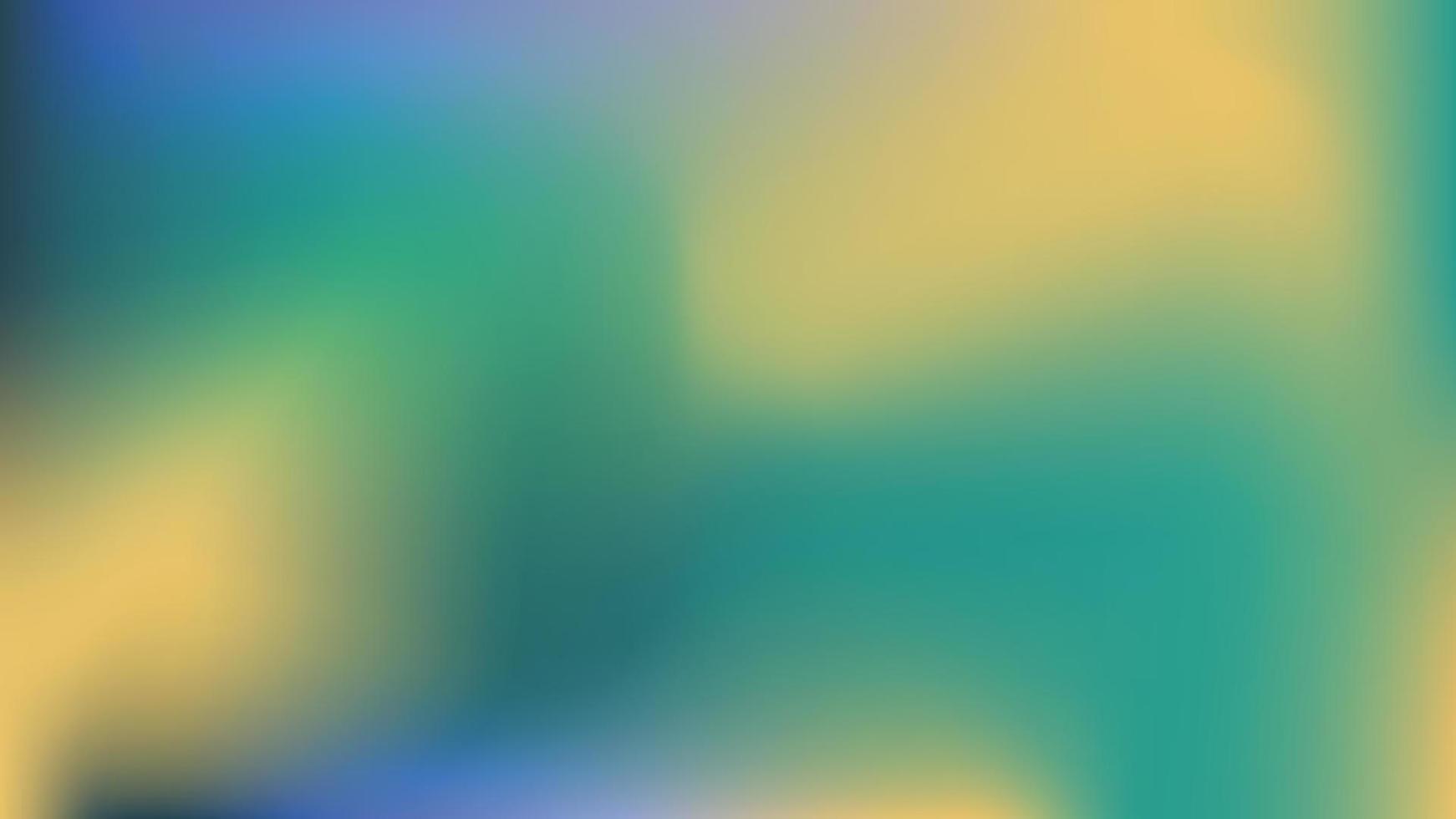 efecto de herramientas de malla de degradado abstracto en ilustración de color verde azul y amarillo vector