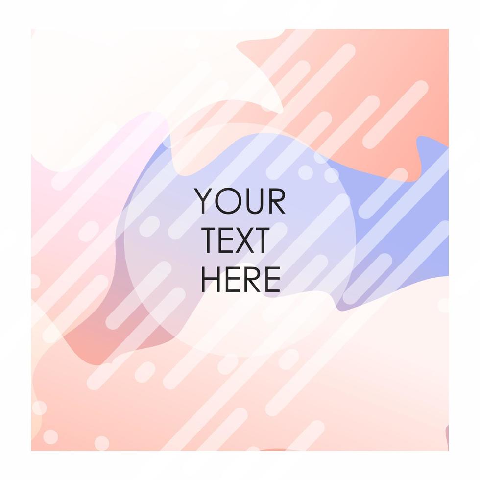 Colorful background with typography vector