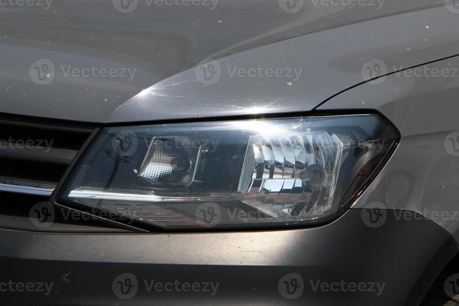 A small fragment of a car body. photo