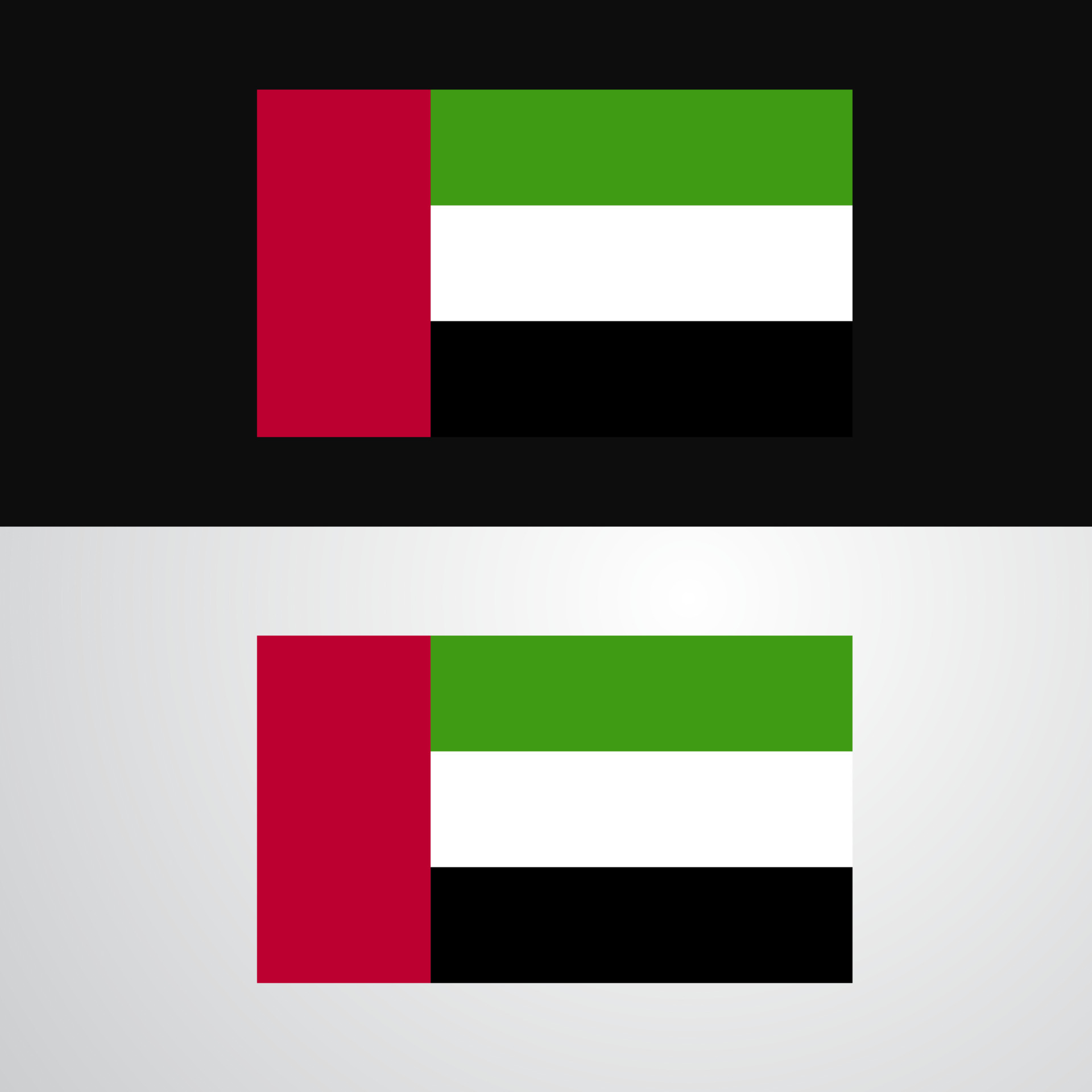 UAE Flag banner design 14377615 Vector Art at Vecteezy
