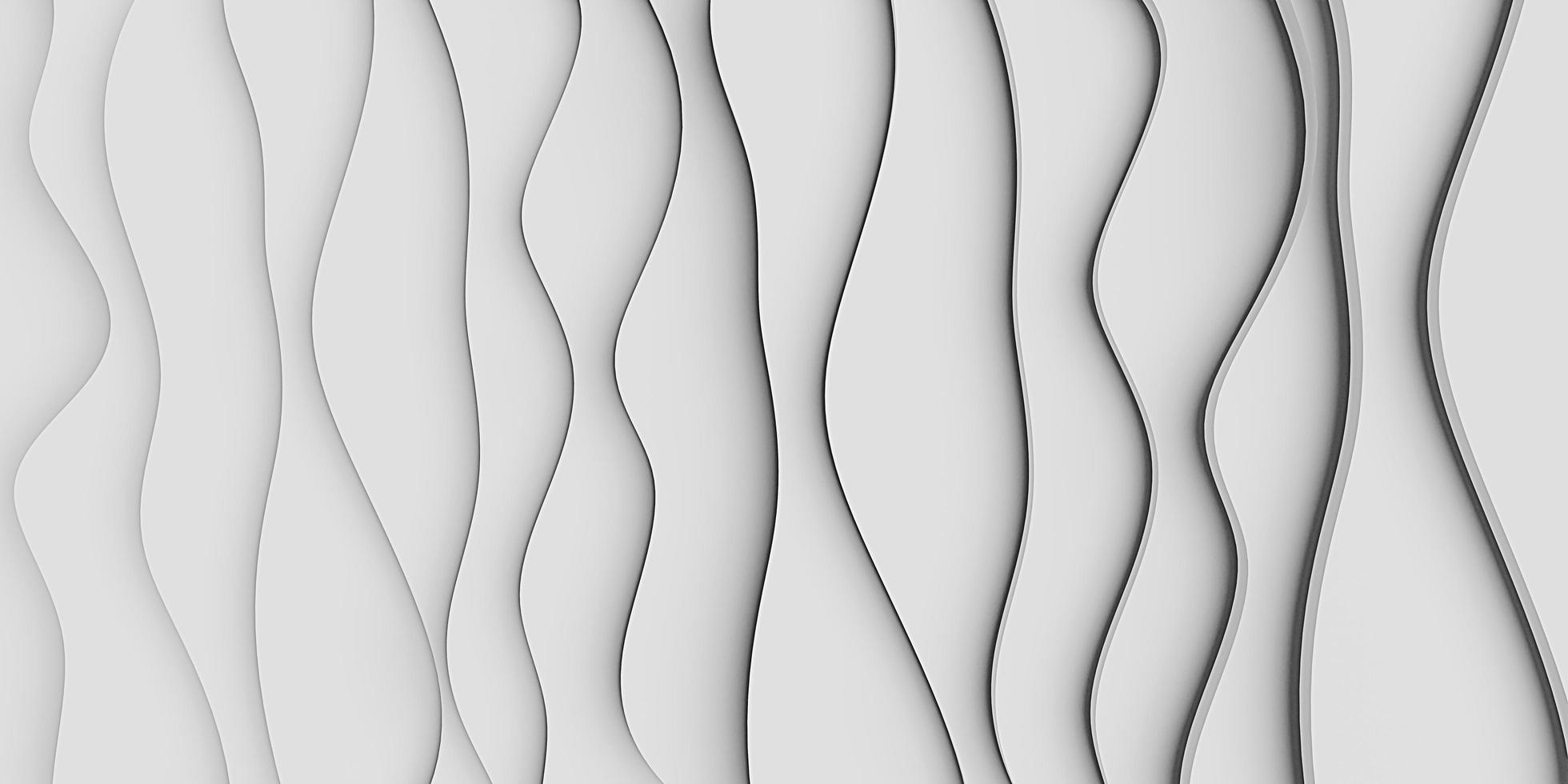 Abstract paper cut background Lifelike paper cut decoration with jagged layers landscape cover layout templates 3D illustrations photo