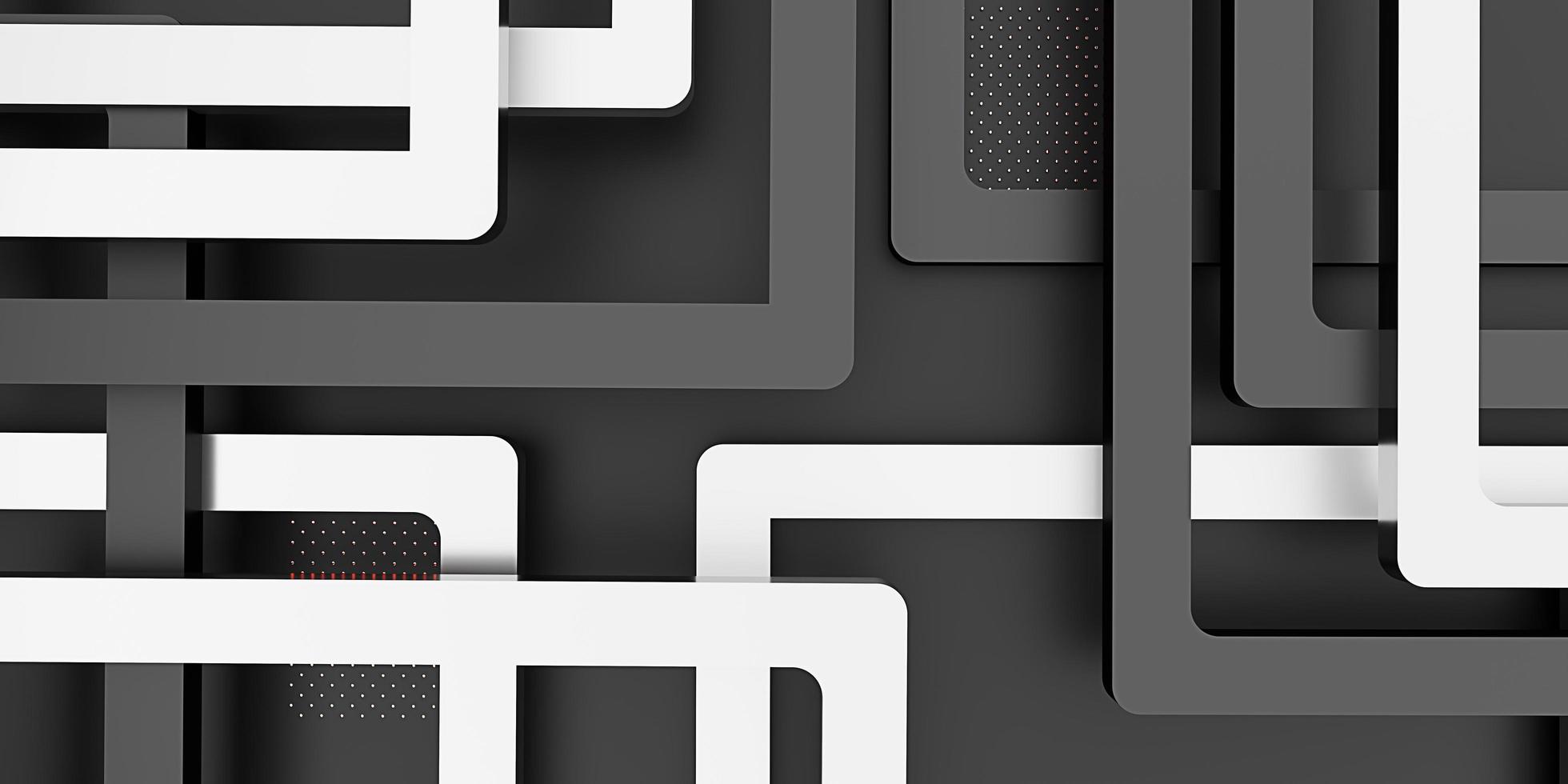 abstract background Squares for design and decoration 3D illustration photo