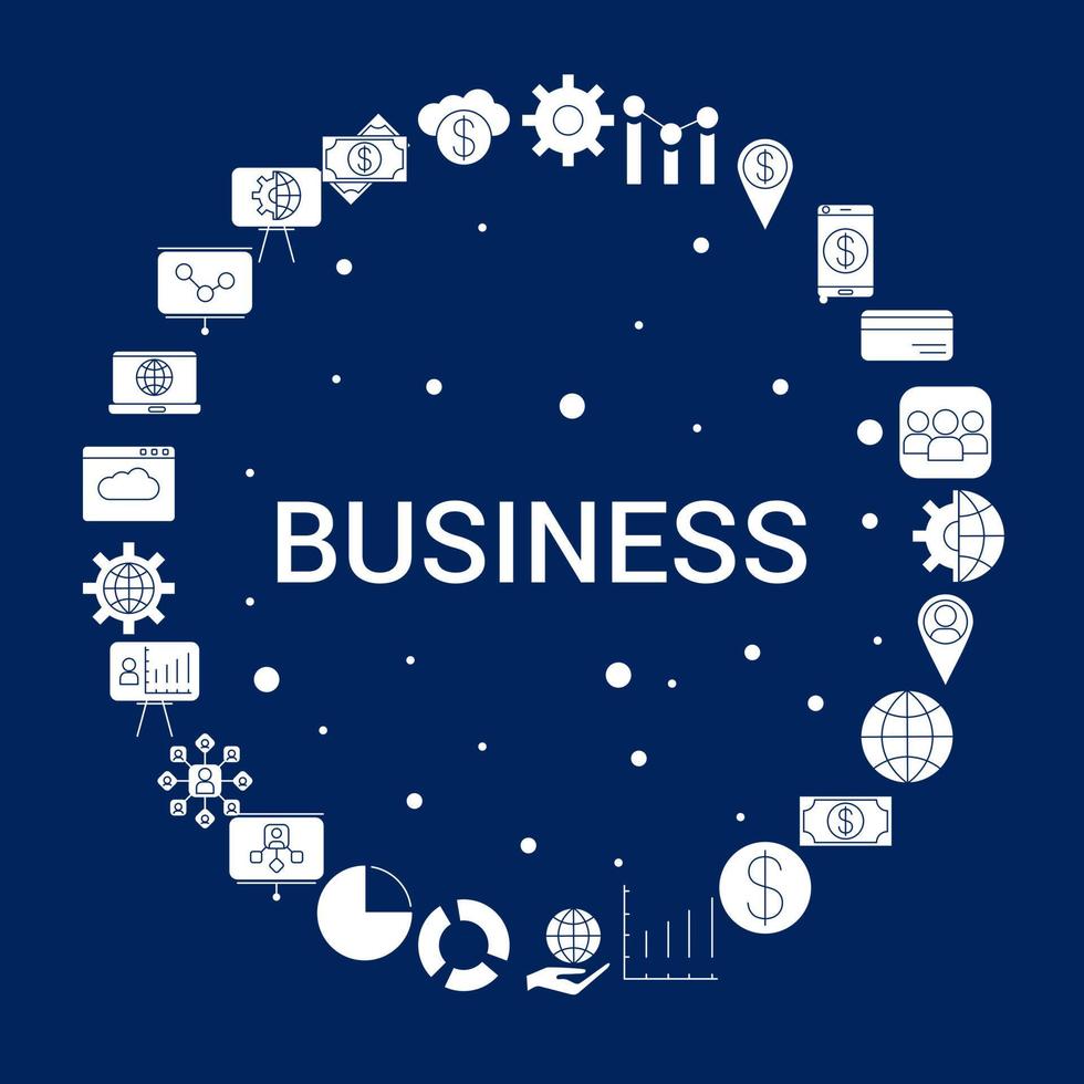 Creative Business icon Background vector