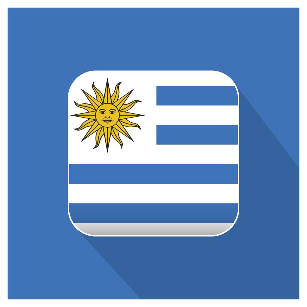 vector de diseño de bandera de uruguay