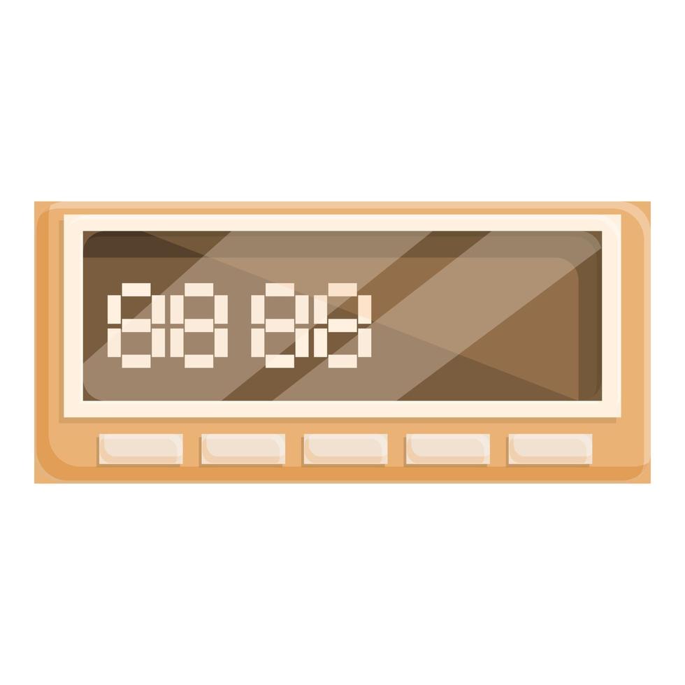 Taximeter travel icon, cartoon style vector