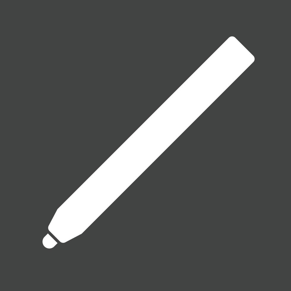 Lip pencils Glyph Inverted Icon vector