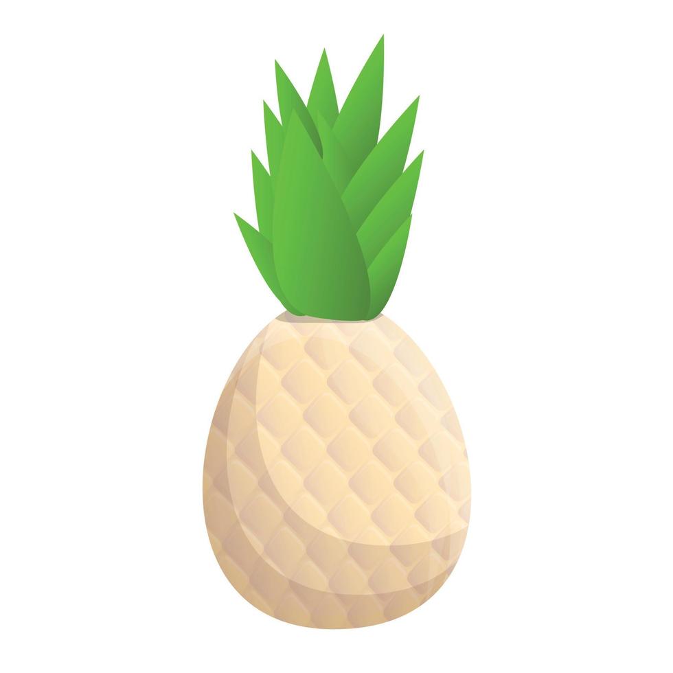 Pineapple icon, cartoon style vector
