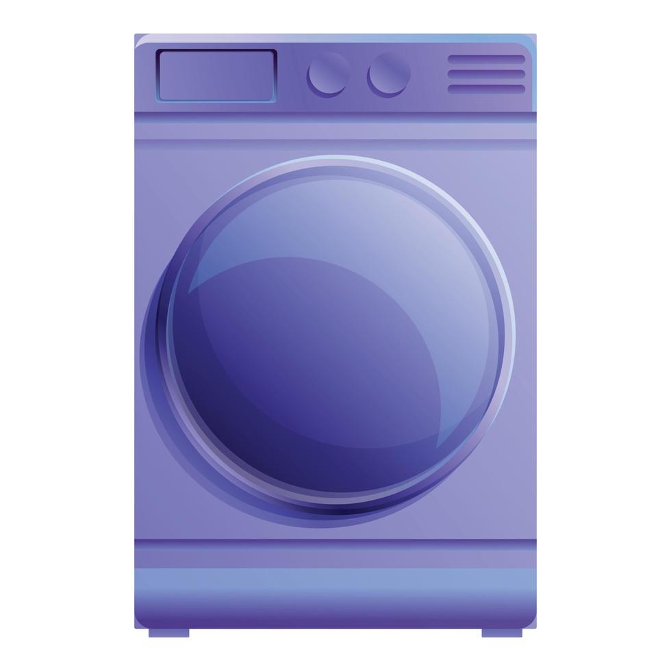 Tumble dryer icon, cartoon style vector