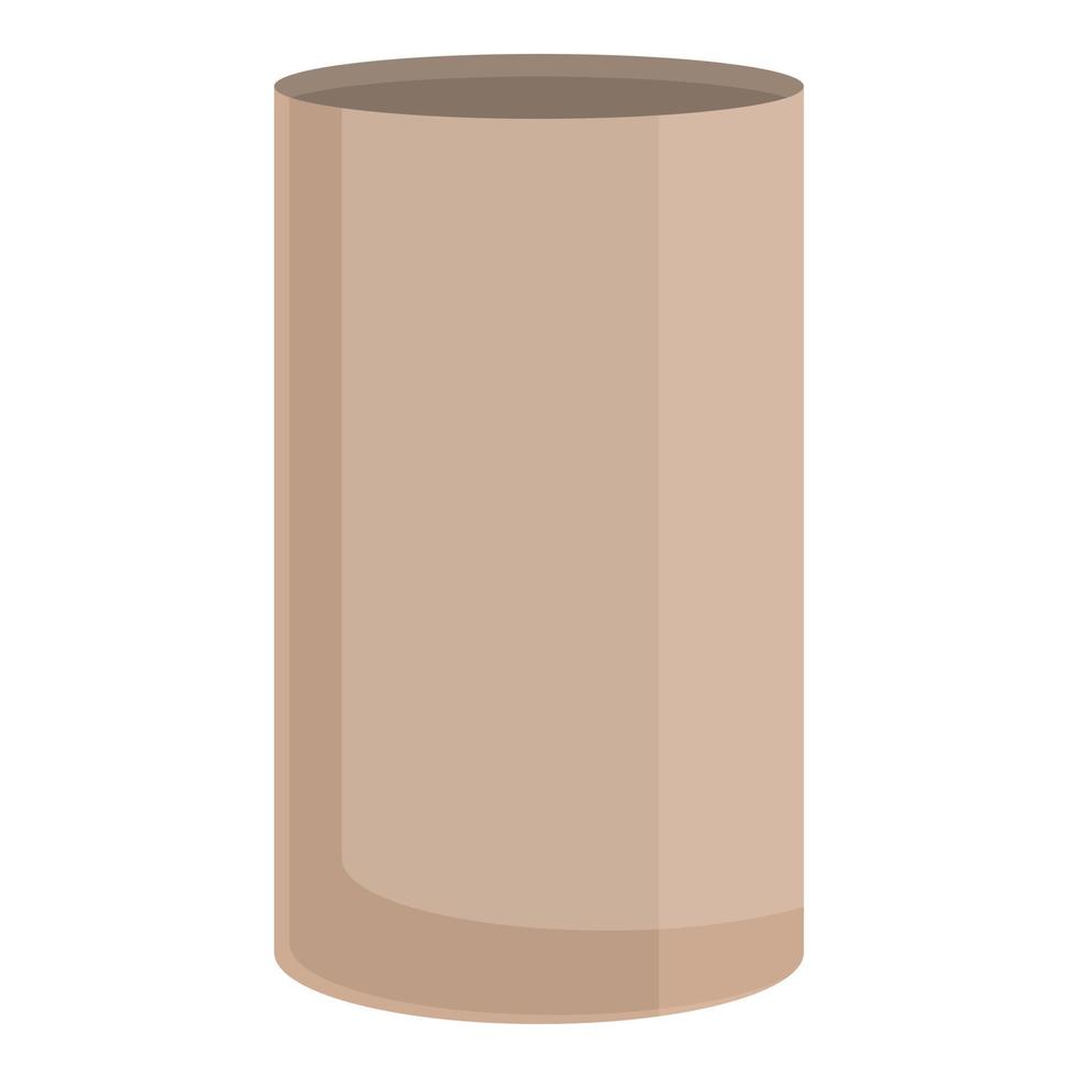 Waste vase icon, cartoon style vector