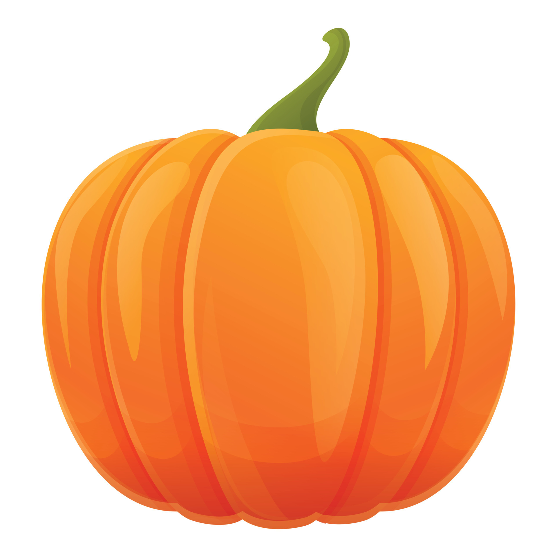 Autumn orange pumpkin icon, cartoon style 14381692 Vector Art at Vecteezy