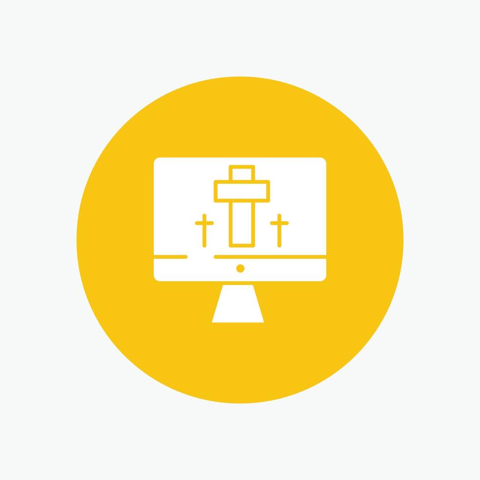 Monitor Screen Easter Egg vector