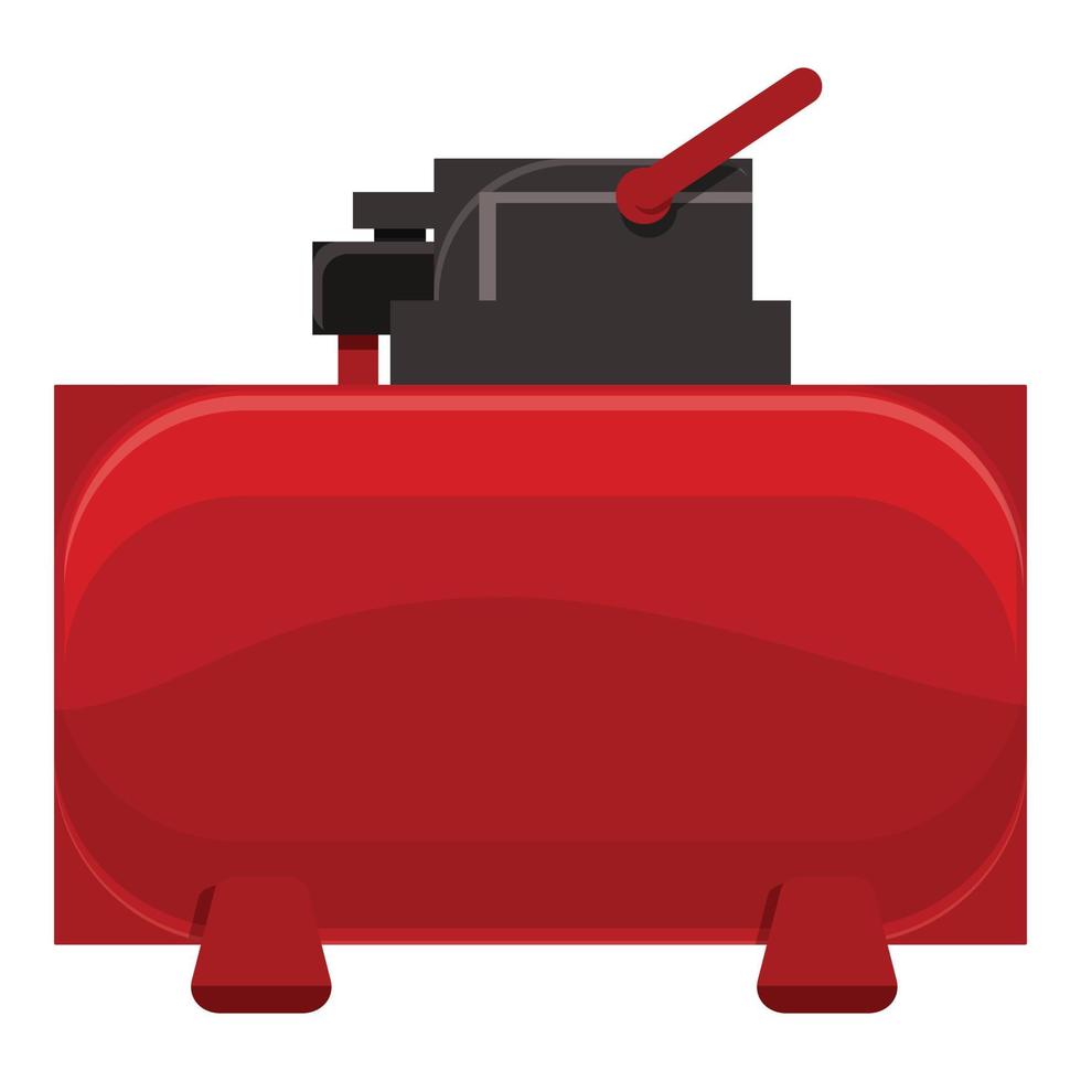 Painter compressor icon, cartoon style vector