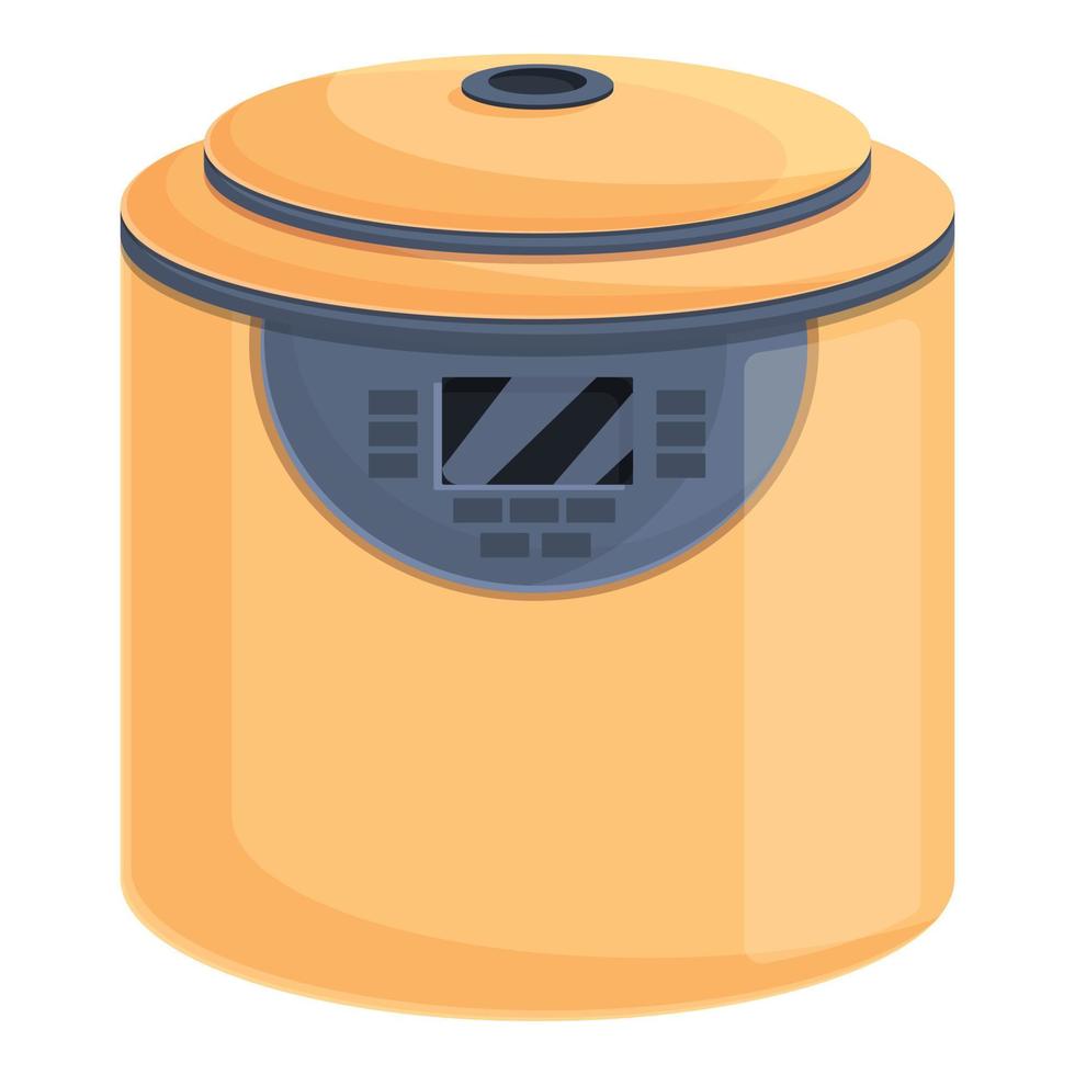 Make bread machine icon cartoon vector. Food processor vector