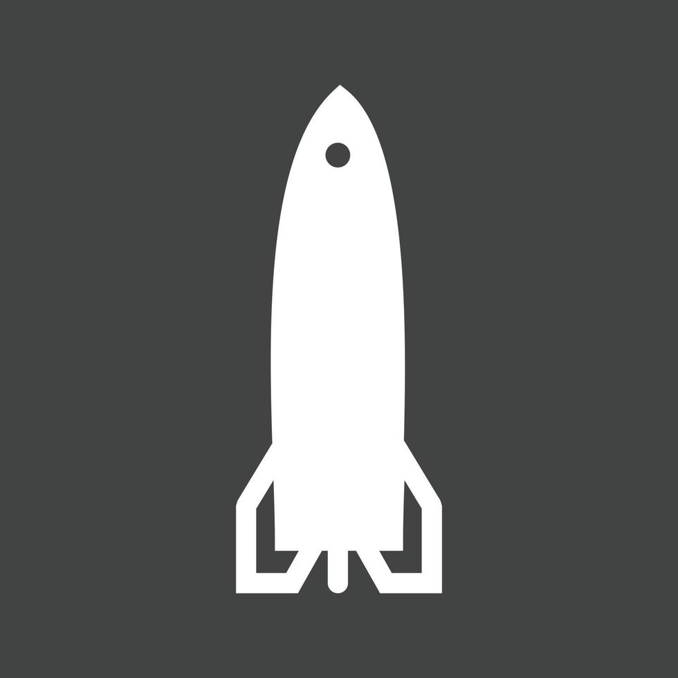 Toy Jet I Glyph Inverted Icon vector