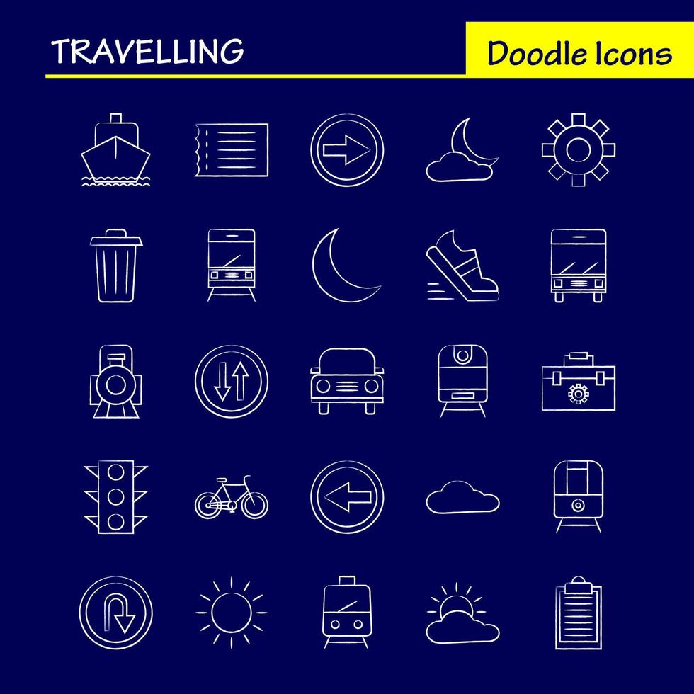 Travelling Hand Drawn Icon for Web Print and Mobile UXUI Kit Such as Toolbox Box Configuration Setting Settings Gear Maintain Setting Pictogram Pack Vector