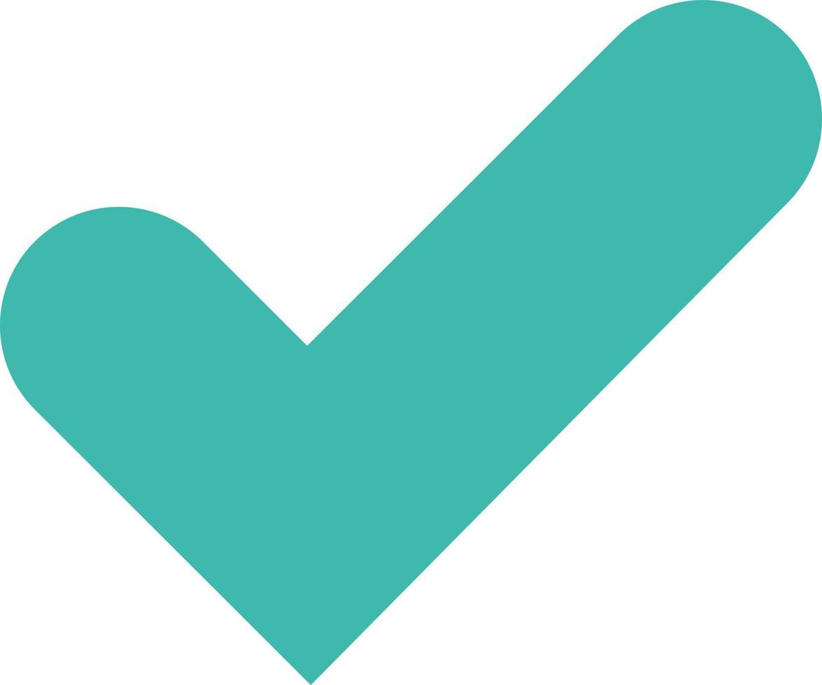 Check Ok Tick Good  Flat Color Icon Vector icon banner Template