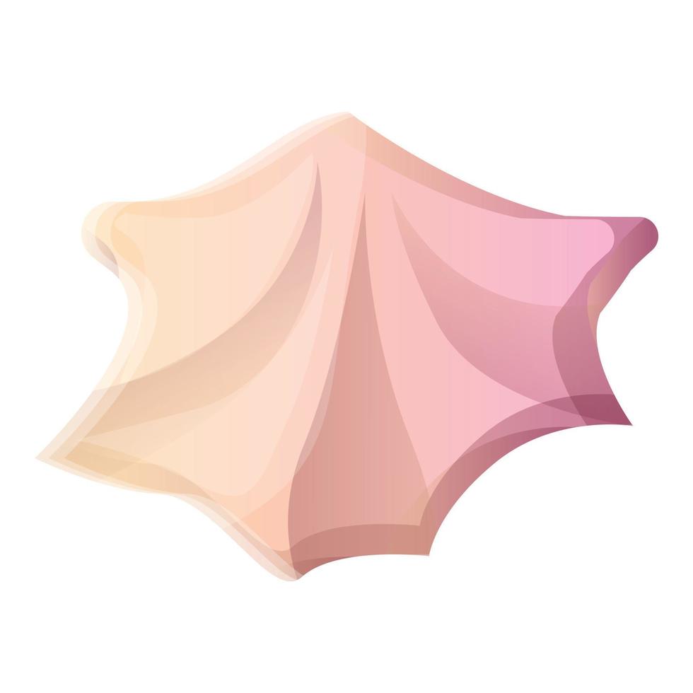 Sweet meringue icon, cartoon style vector