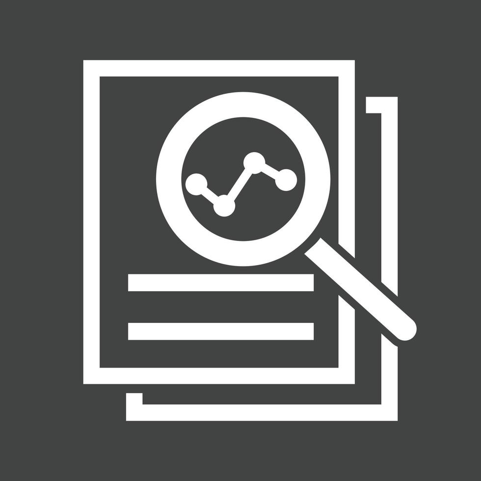 Overview Glyph Inverted Icon vector