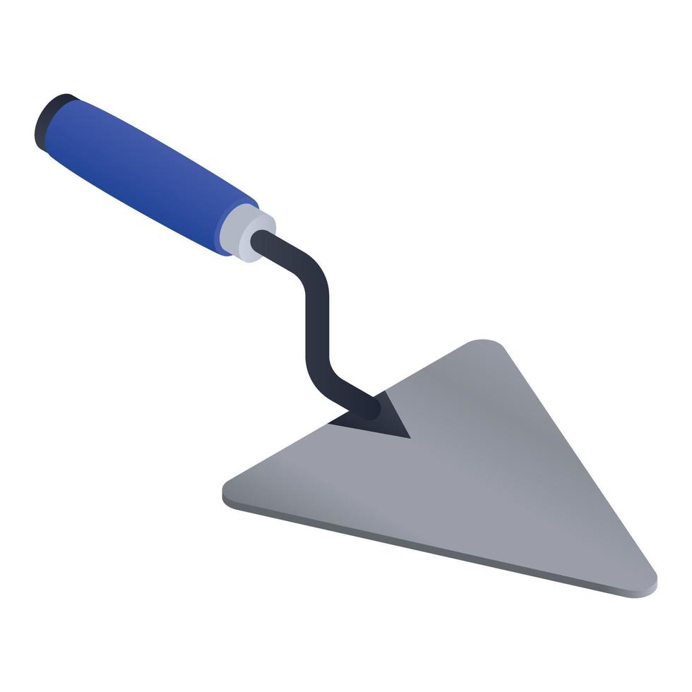 Trowel icon, isometric style vector