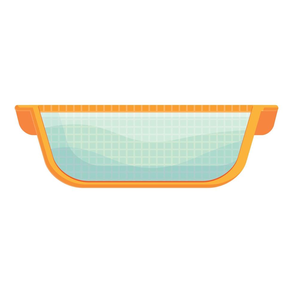 Water park kid pool icon, cartoon style vector