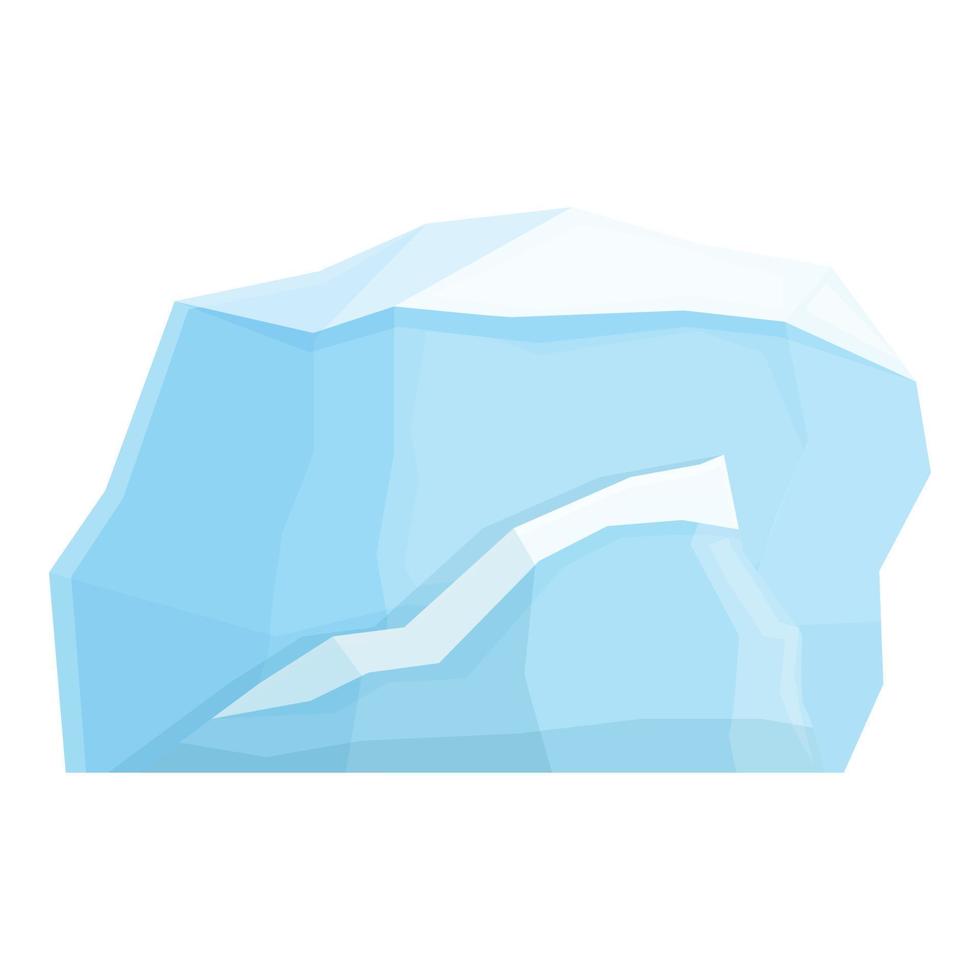 North ice icon cartoon vector. Arctic glacier vector