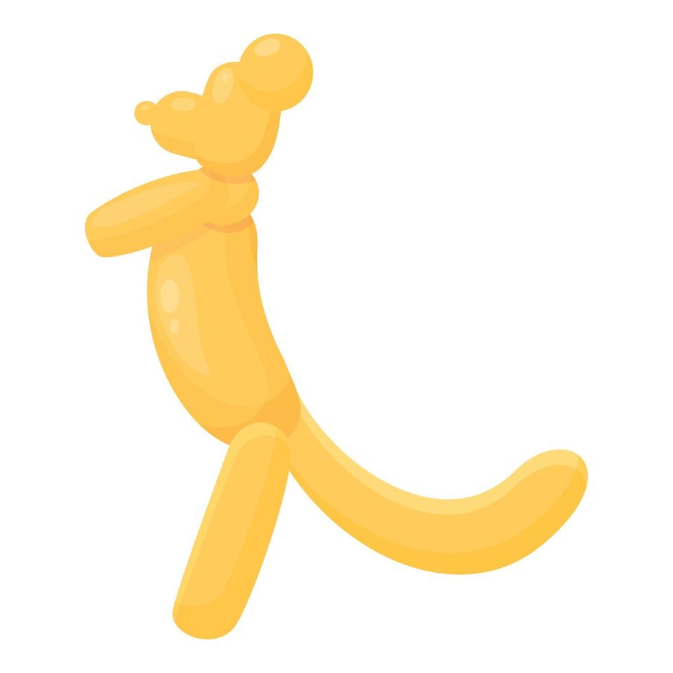 Kangaroo balloon icon cartoon vector. Air toy vector