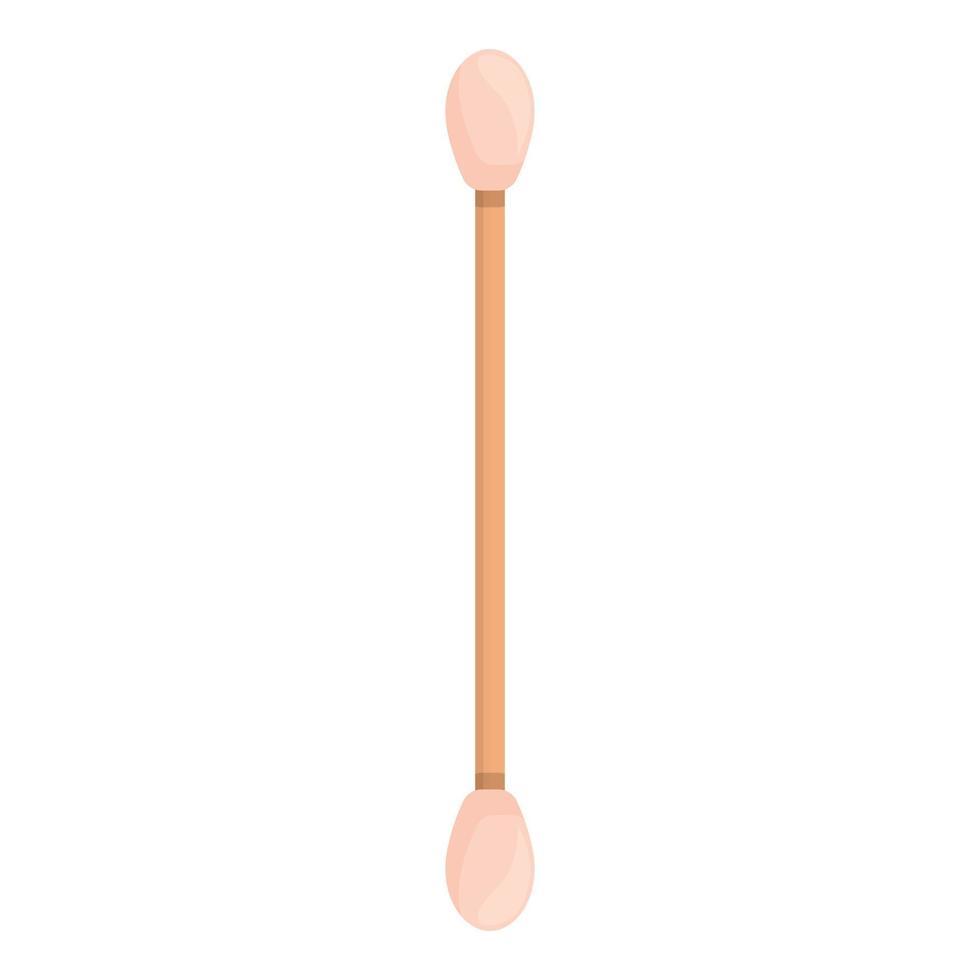 Swab icon cartoon vector. Ear stick vector