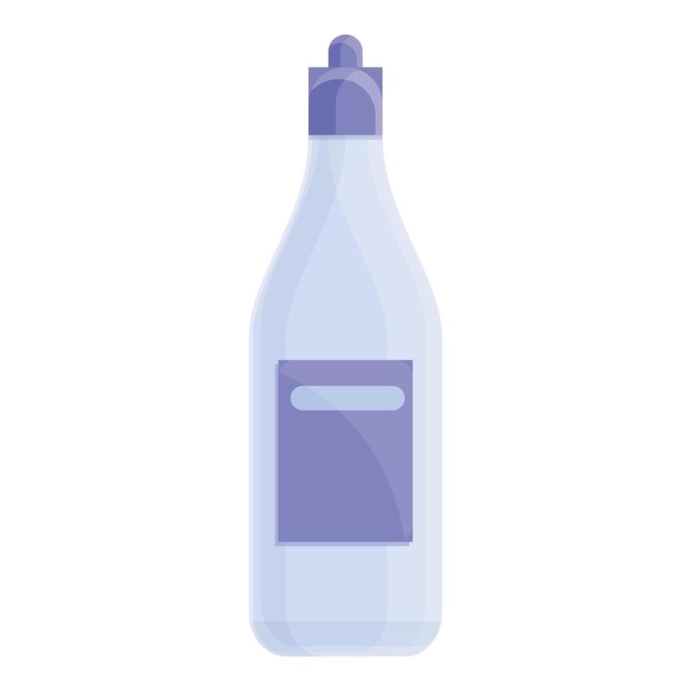 Cleaning agent icon, cartoon style vector