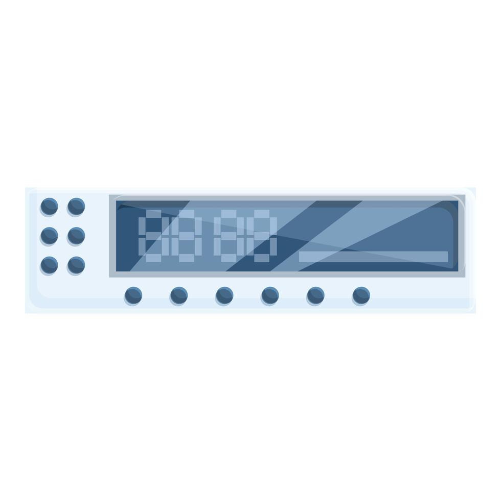 Taximeter traffic icon, cartoon style vector
