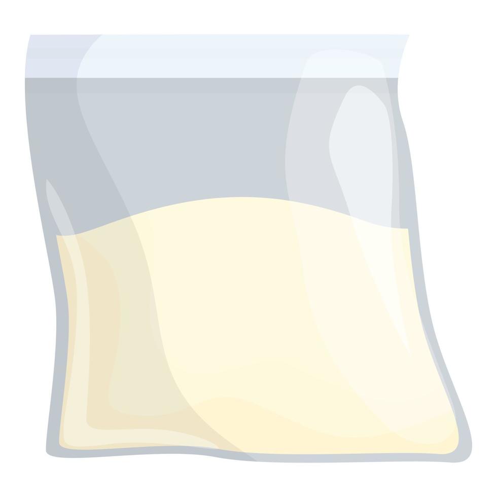 Doping powder bag icon cartoon vector. Dope steroid vector