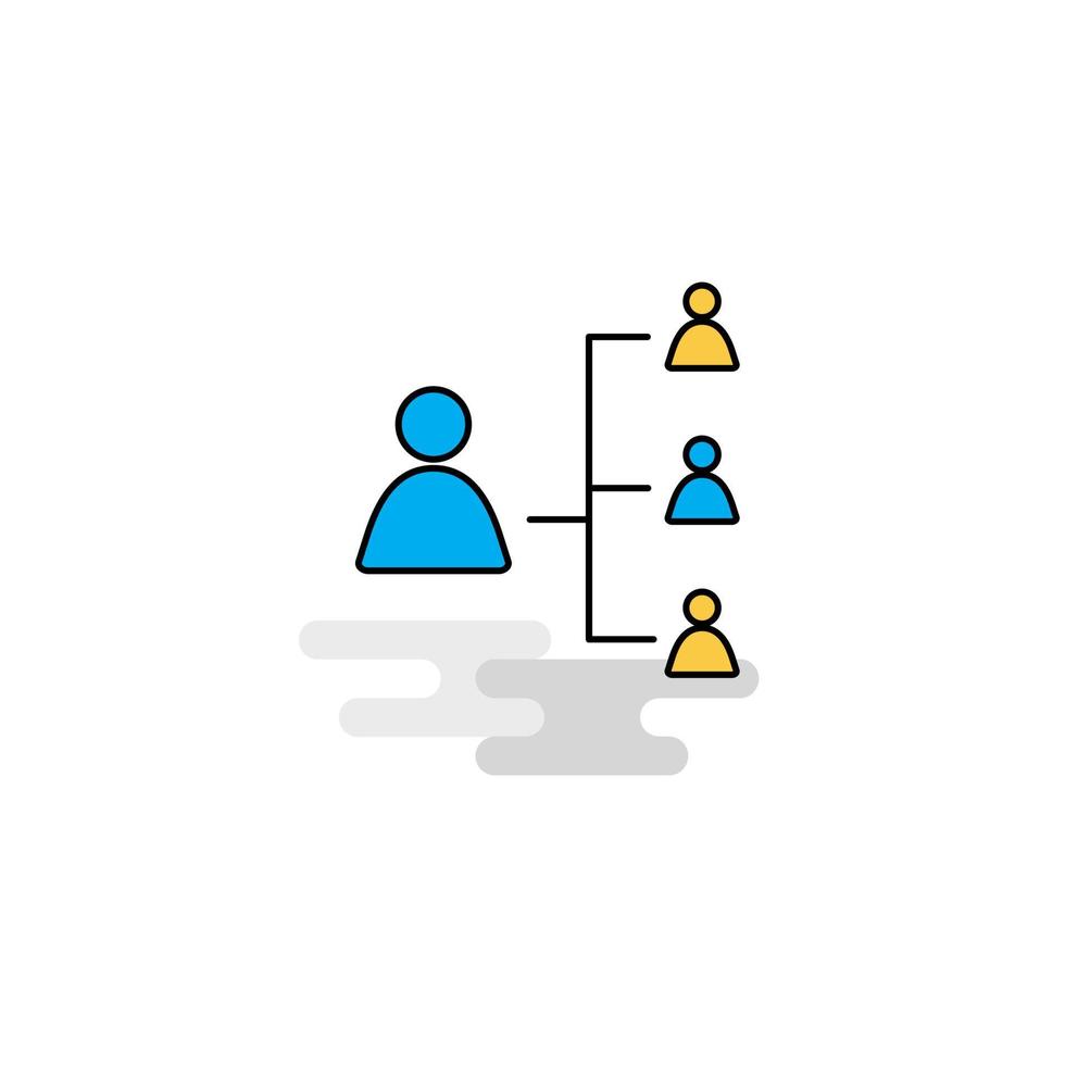 Flat Networking Icon Vector