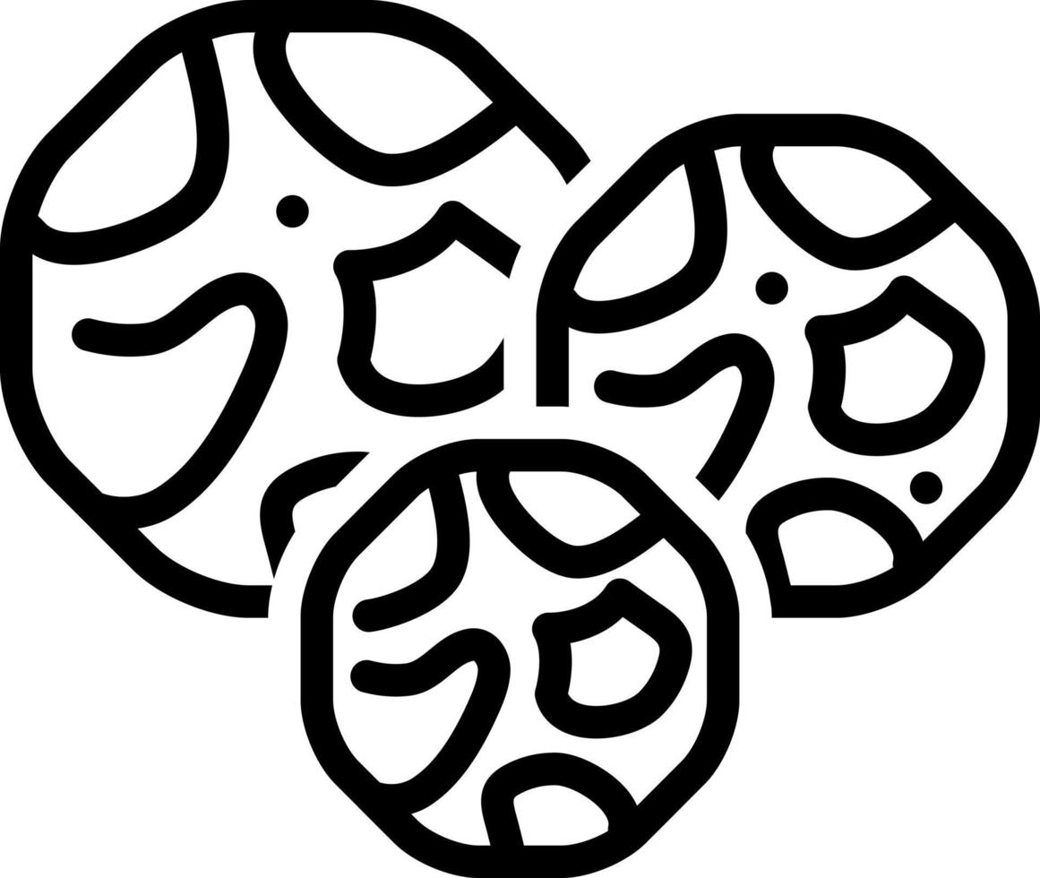 lune icon for black pepper vector