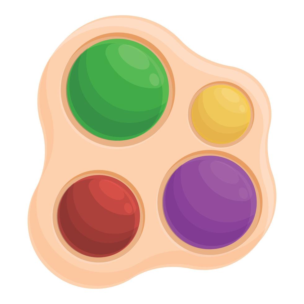 Antistress popit toy icon cartoon vector. Fidget pop vector