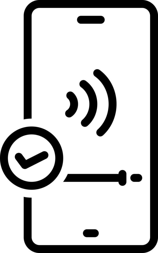 line icon for allow vector