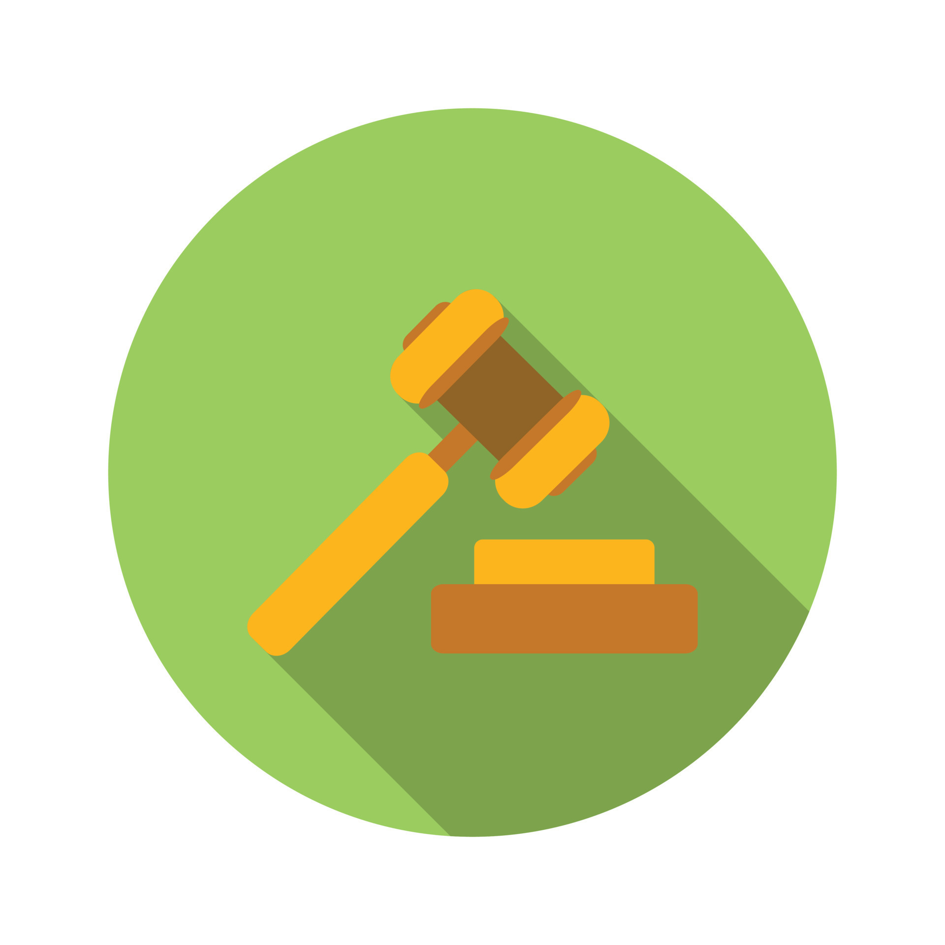 Hammer of justice flat icon 14384556 Vector Art at Vecteezy