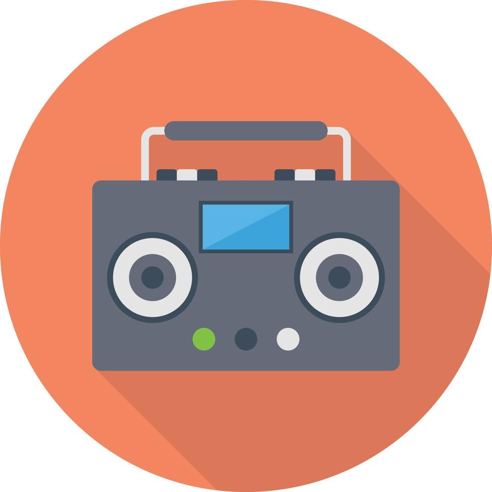 ilustración de vector de radio en un fondo. símbolos de calidad premium. iconos vectoriales para concepto y diseño gráfico.