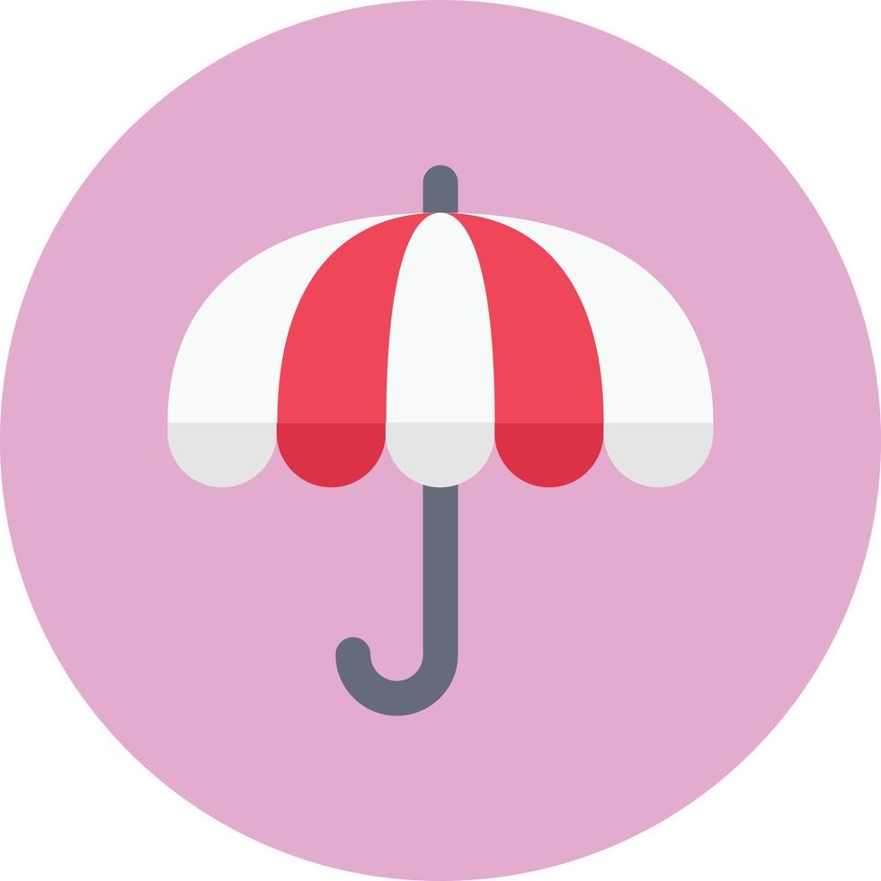 ilustración de vector de paraguas en un fondo. símbolos de calidad premium. iconos vectoriales para concepto y diseño gráfico.