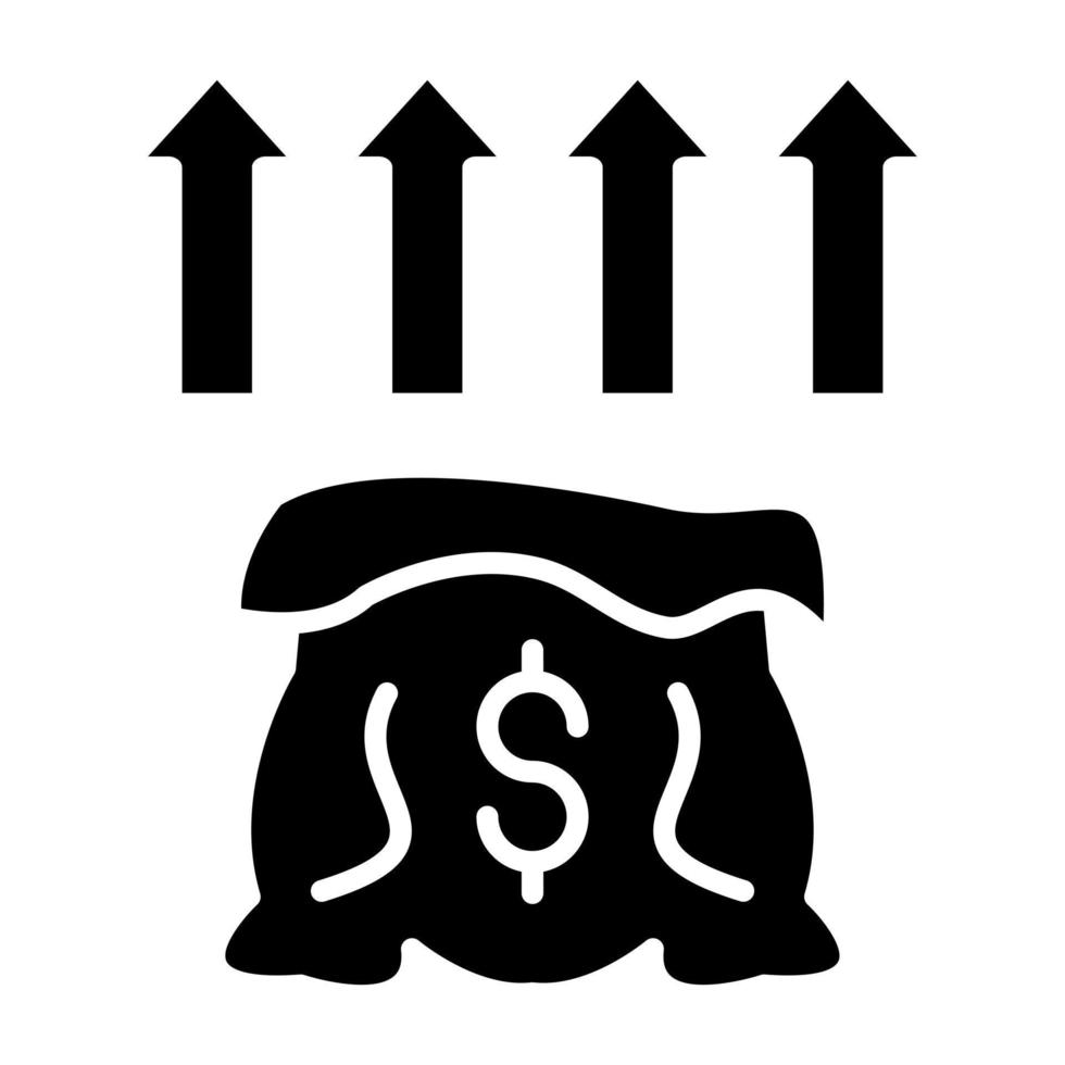 Fund Raising Icon Style vector
