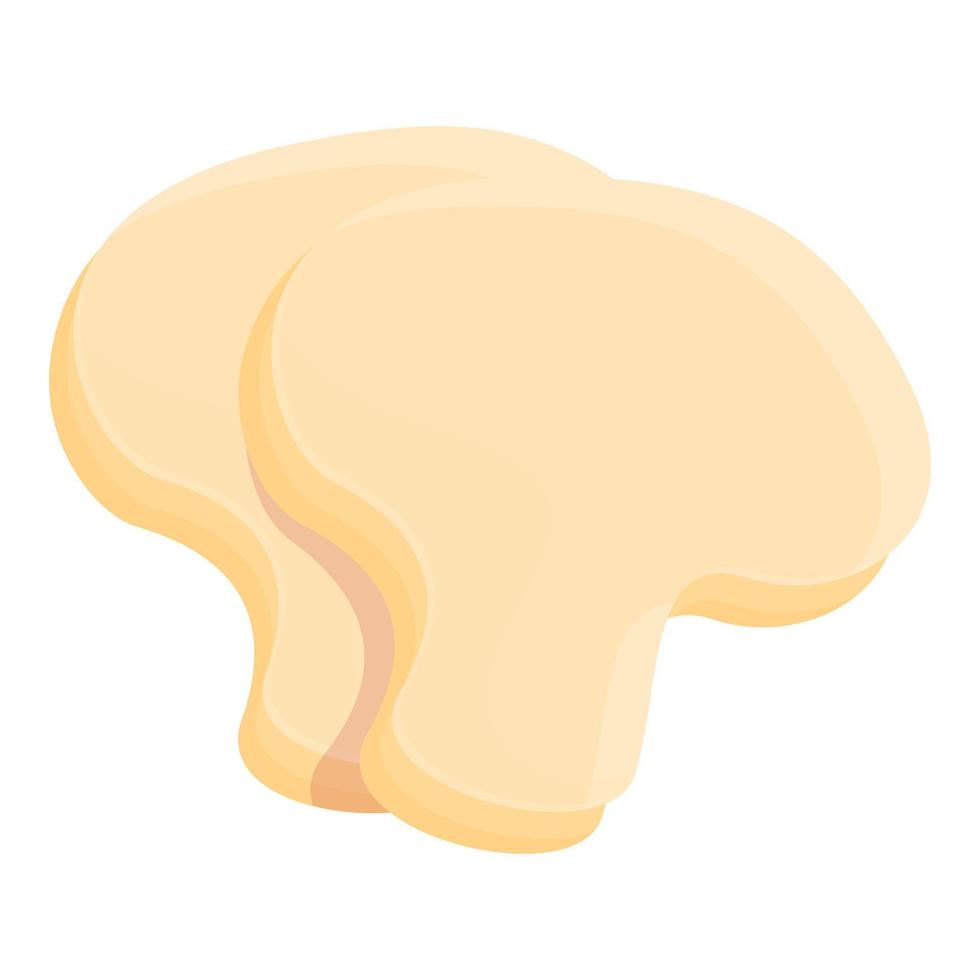 Grill mushrooms icon cartoon vector. Cook bbq vector