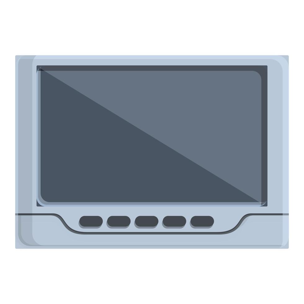 Video intercom icon cartoon vector. Door system vector