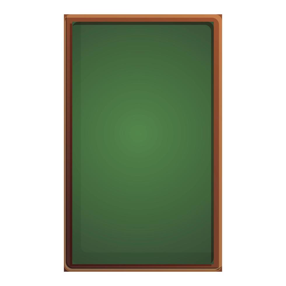 Vertical chalkboard icon, cartoon style vector