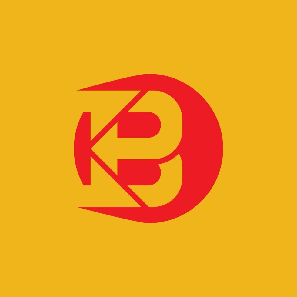B Letter logo vector illustration