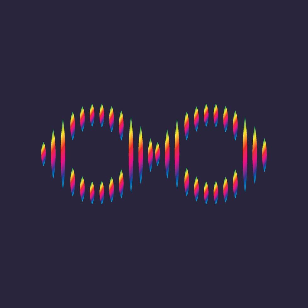 Sound waves vector illustration design