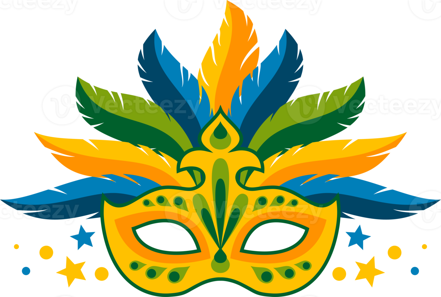 karneval mask. illustration png