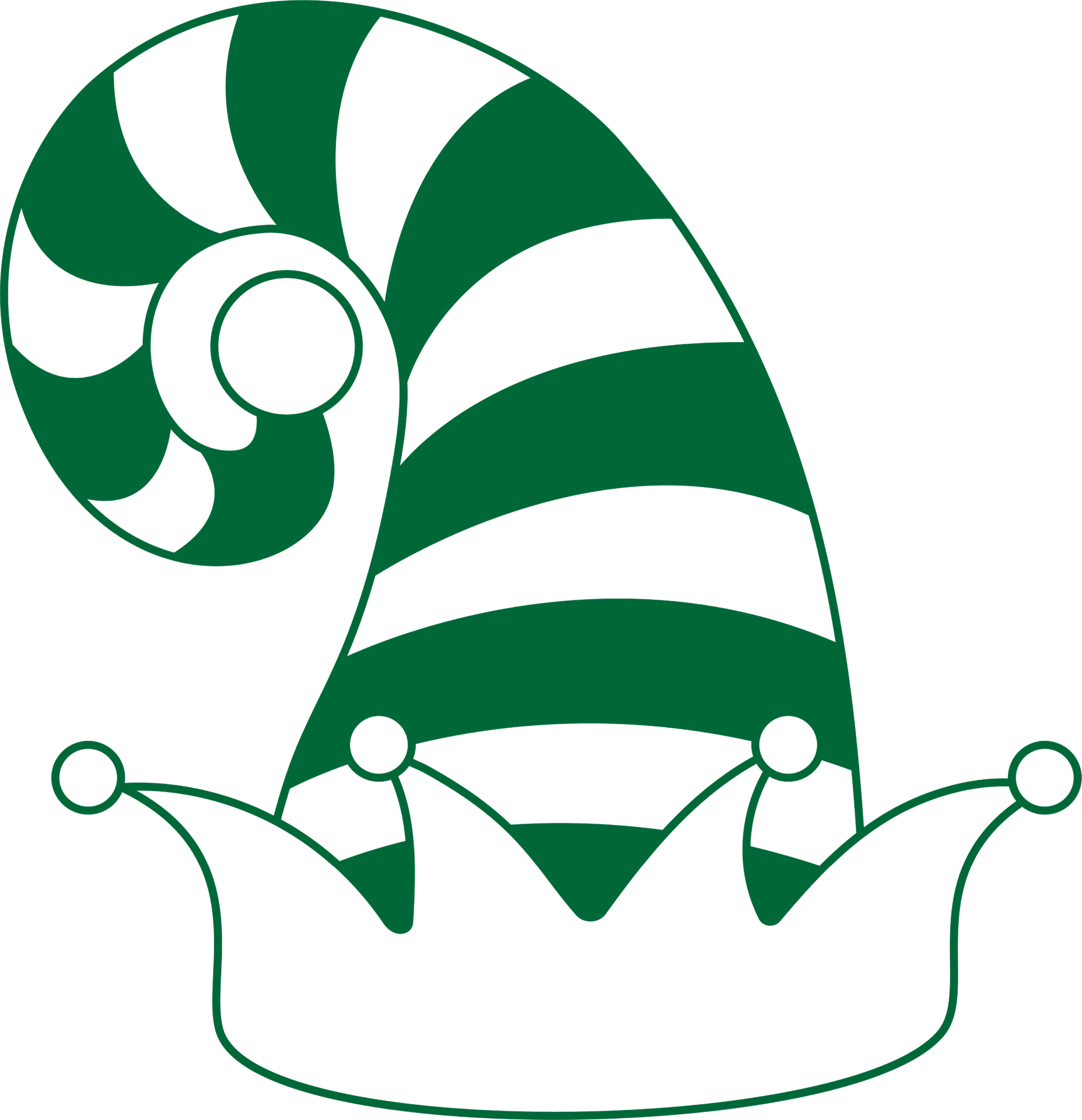 Gnome hat green holiday Christmas. 14386263 PNG