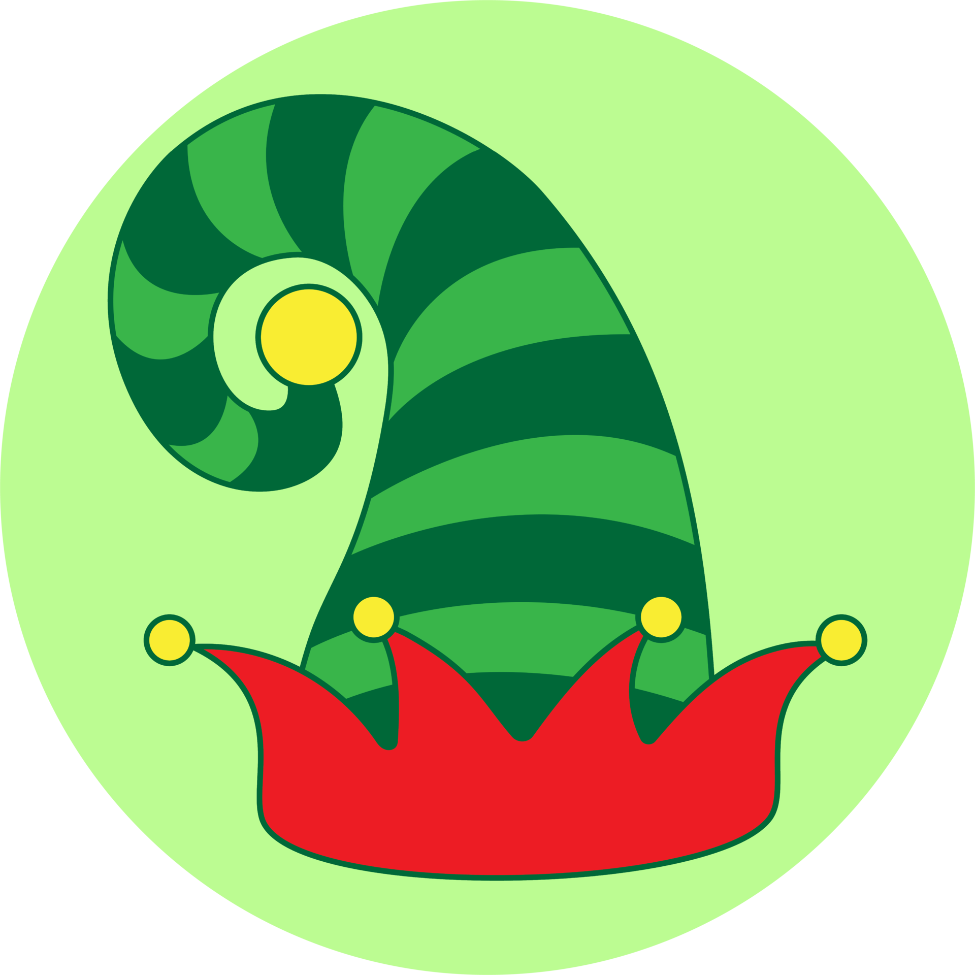 Free Gnome hat green holiday Christmas. 14386277 PNG with Transparent