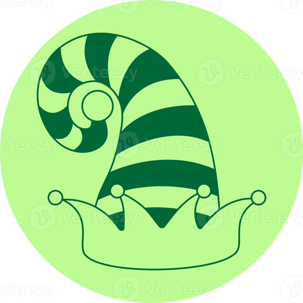 Gnome hat green holiday Christmas. png