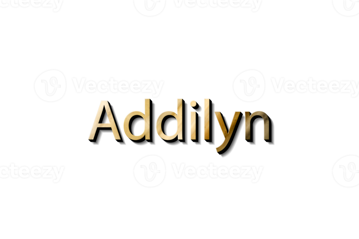 ADDILYN 3D TEXT MOCKUP png