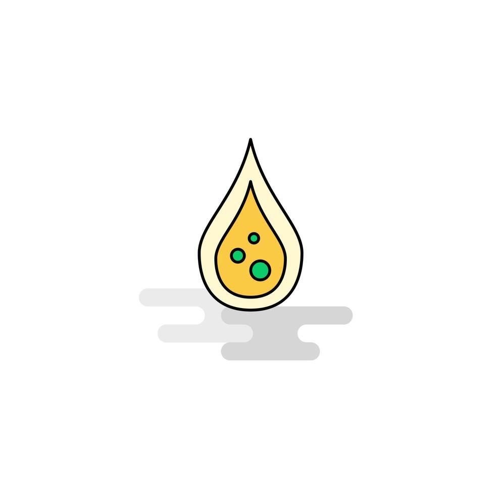 Flat Water drop Icon Vector