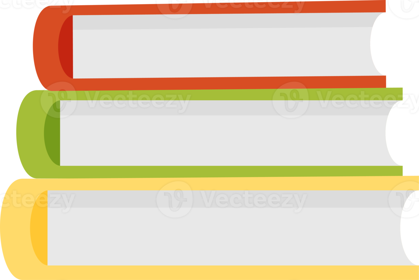 Reading. Stack of paper books png